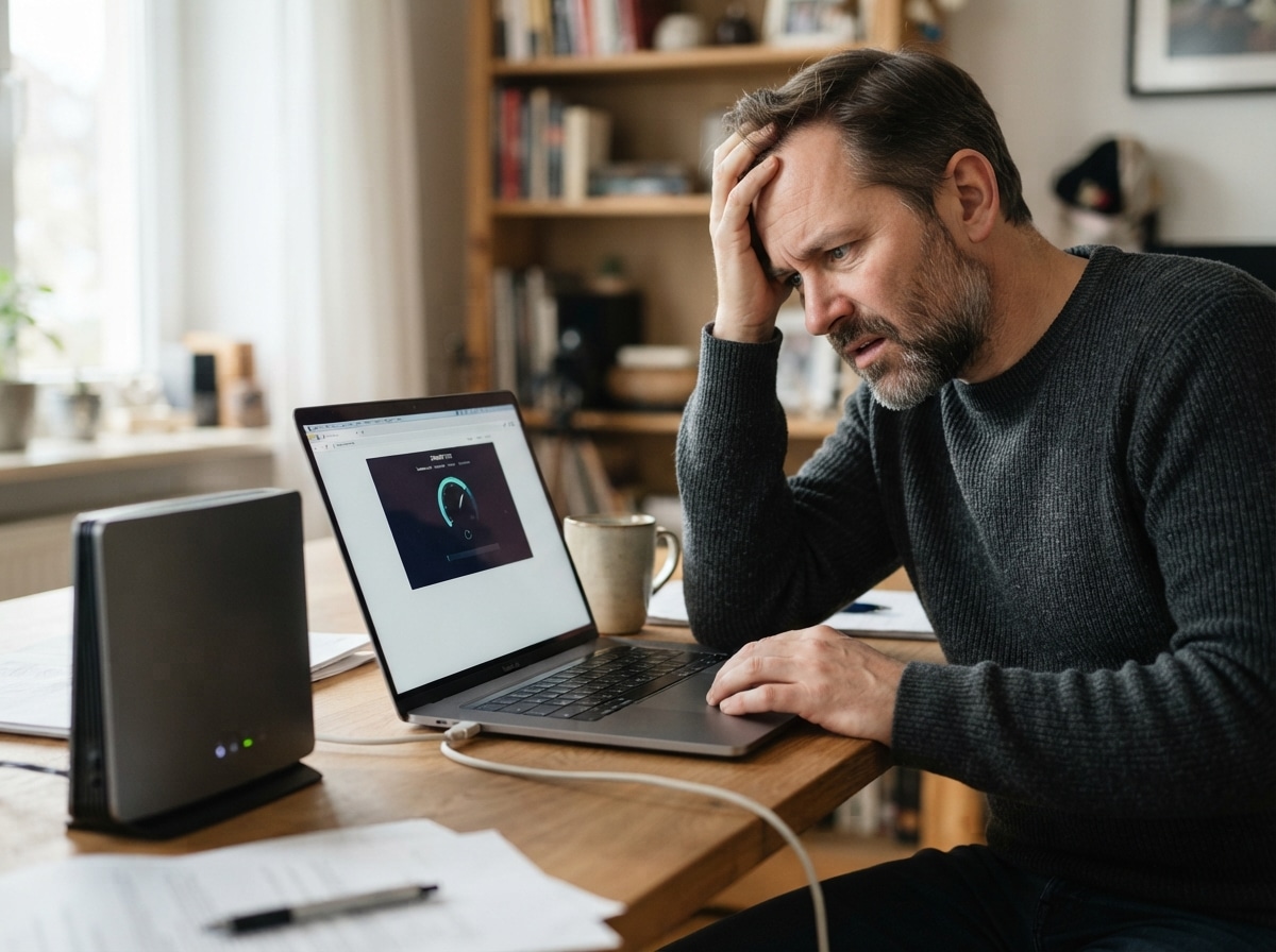 Internet langsamer als Vertrag