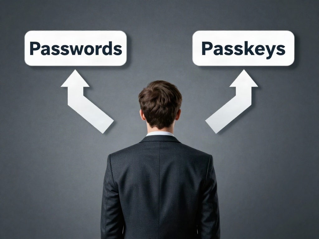 Passkey oder Passwort