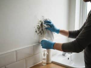 Schimmel an der Wand entfernen