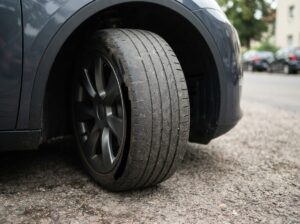 Reifen E Auto Verschleiß