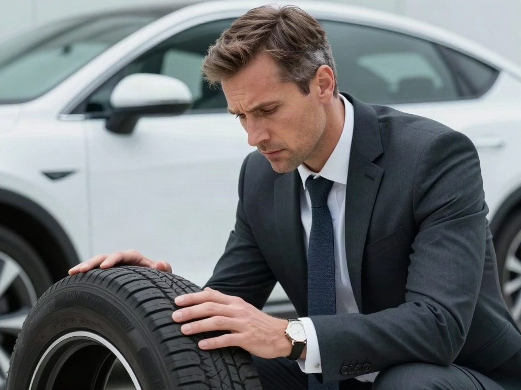 Reifen E Auto Verschleiß