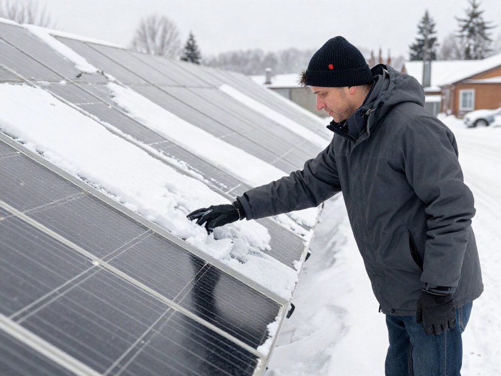 Photovoltaik im Winter